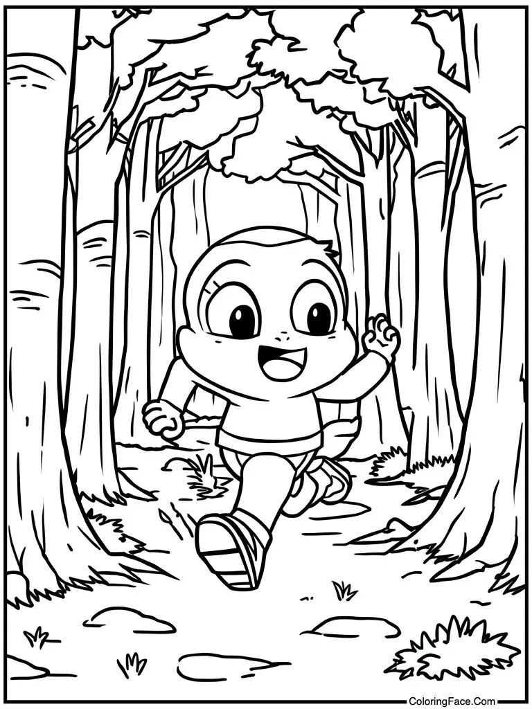 Playing tag running fast