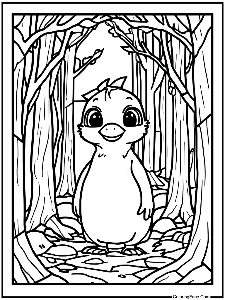 Stained glass window effect