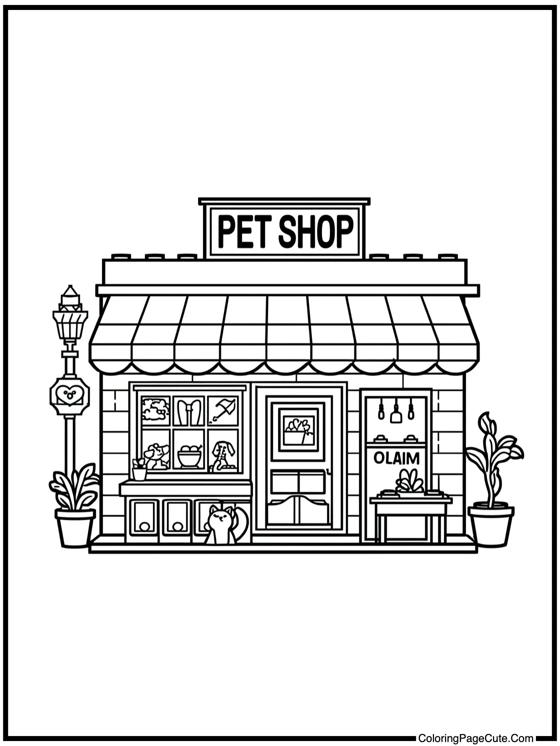 a charming pet shop