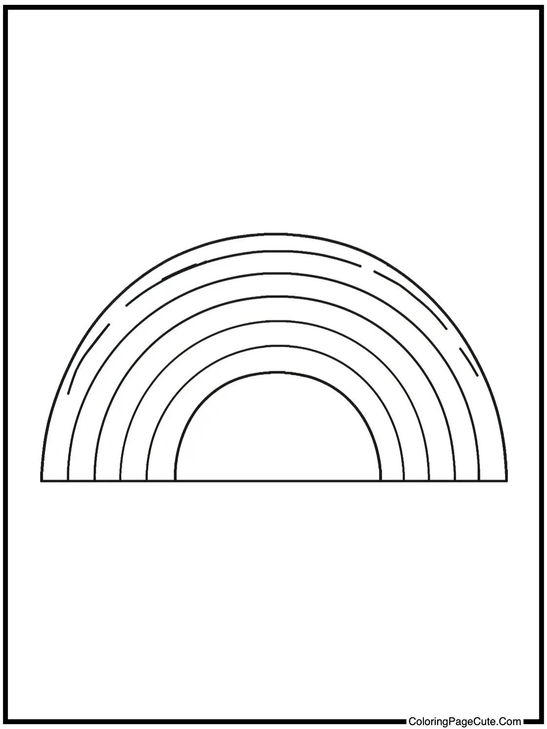 of a beautiful rainbow