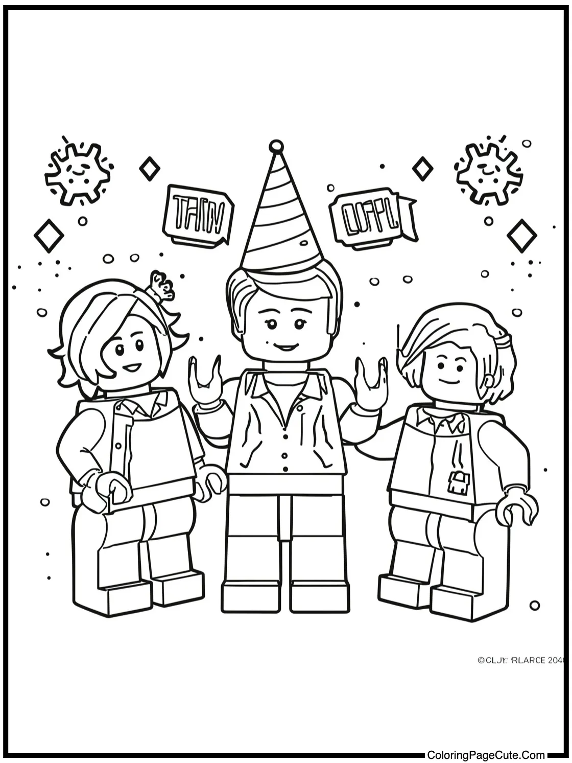 a joyful birthday party