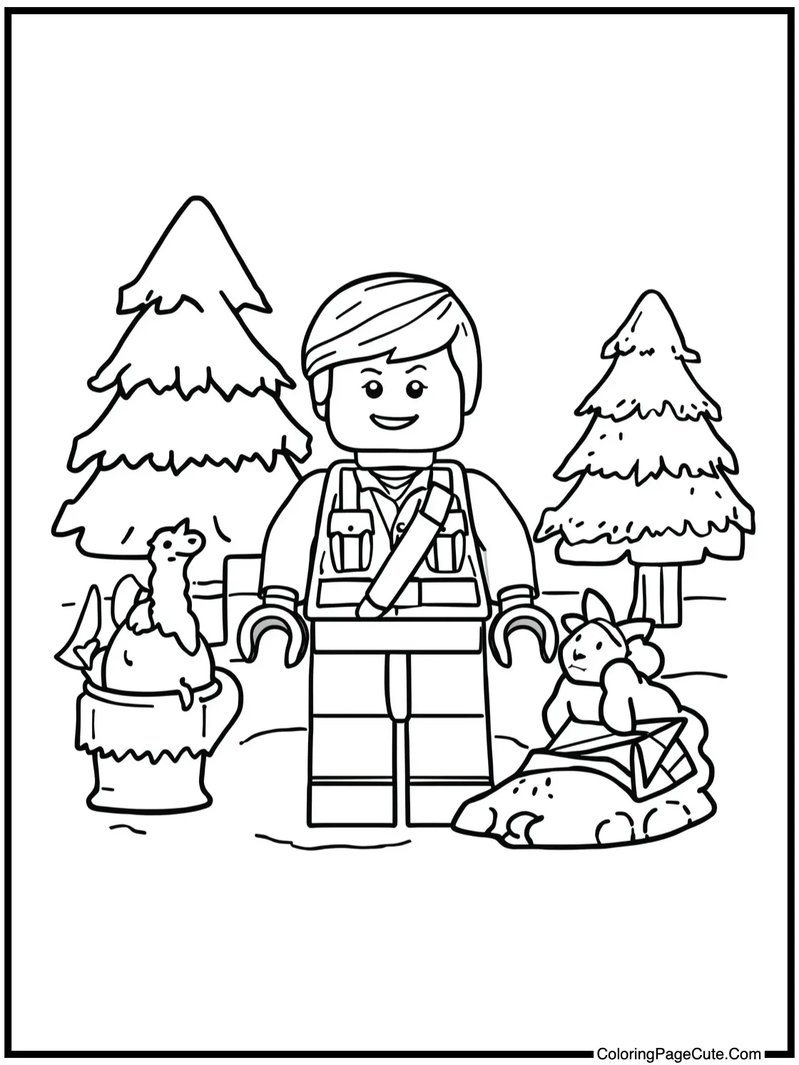 a happy camping trip