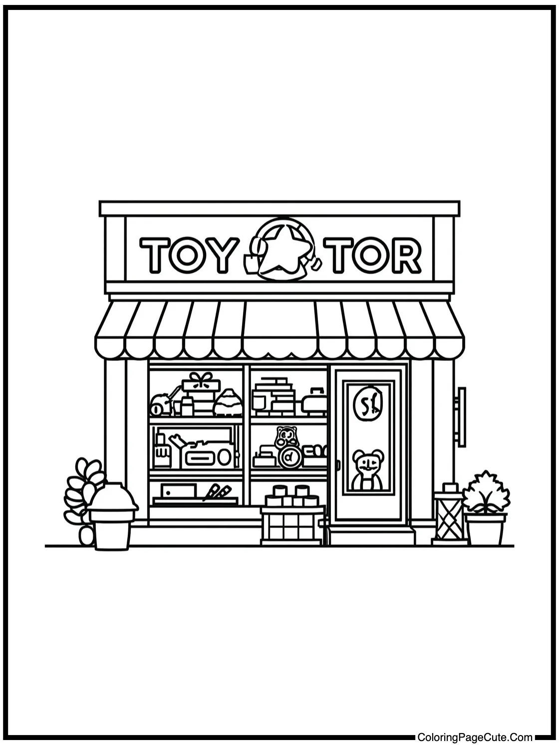 a charming toy store