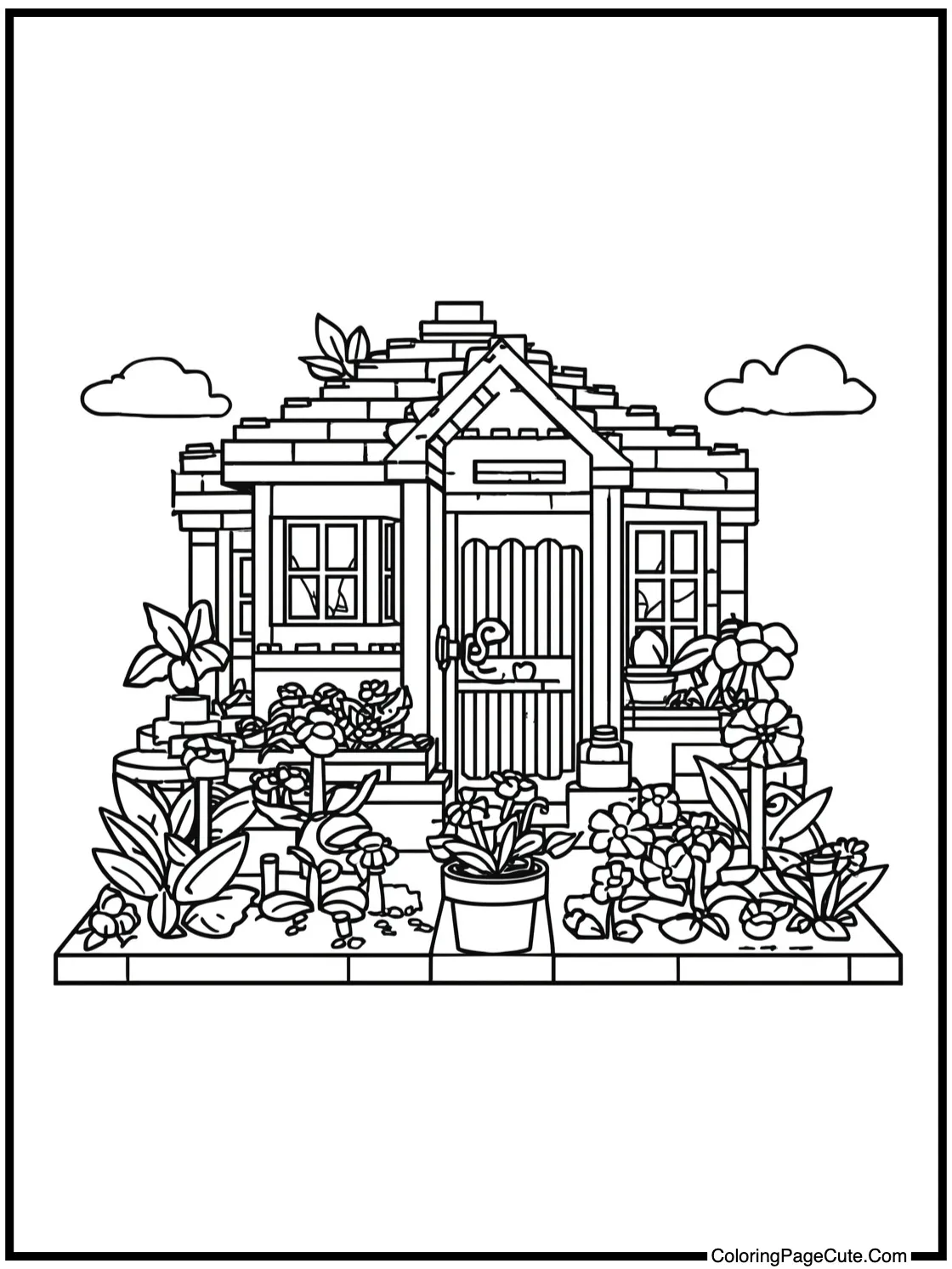 of a beautiful garden