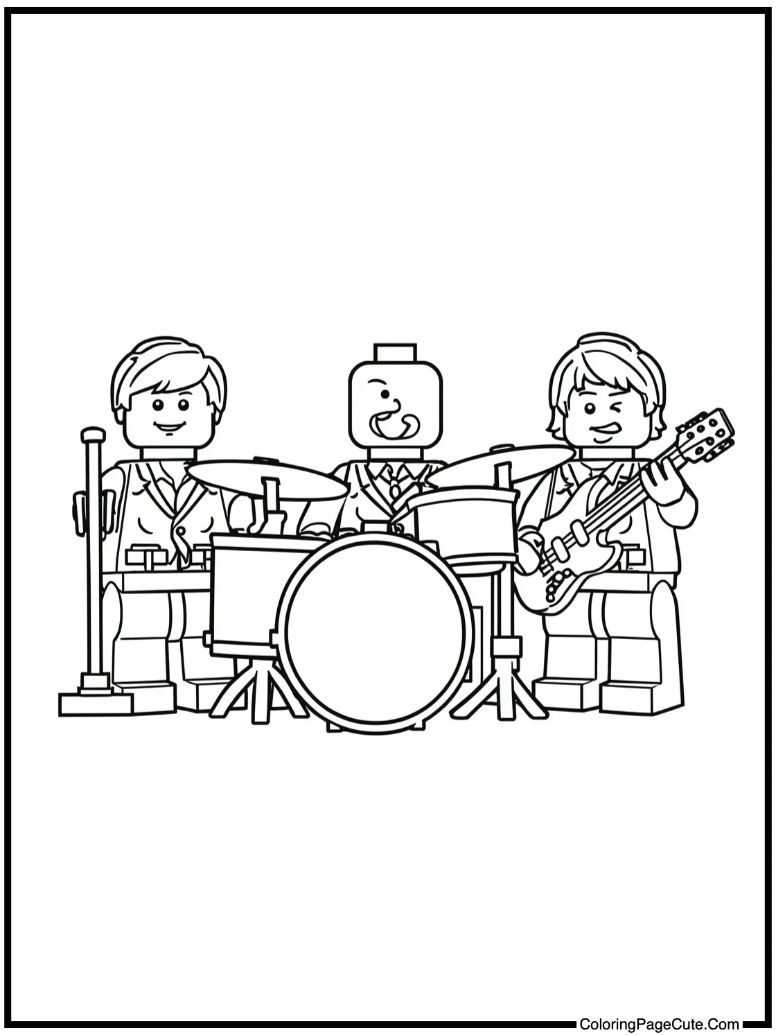 a cheerful musical band