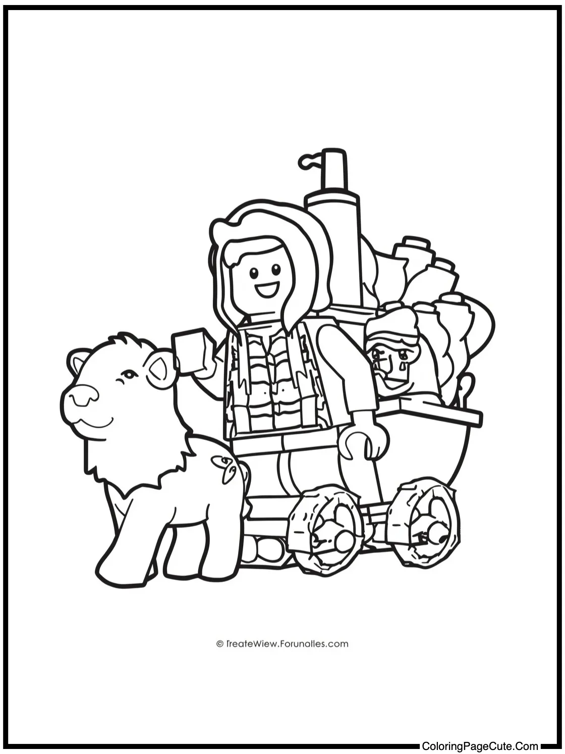 a happy animal parade