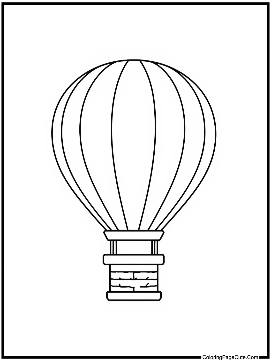 a charming hot air balloon