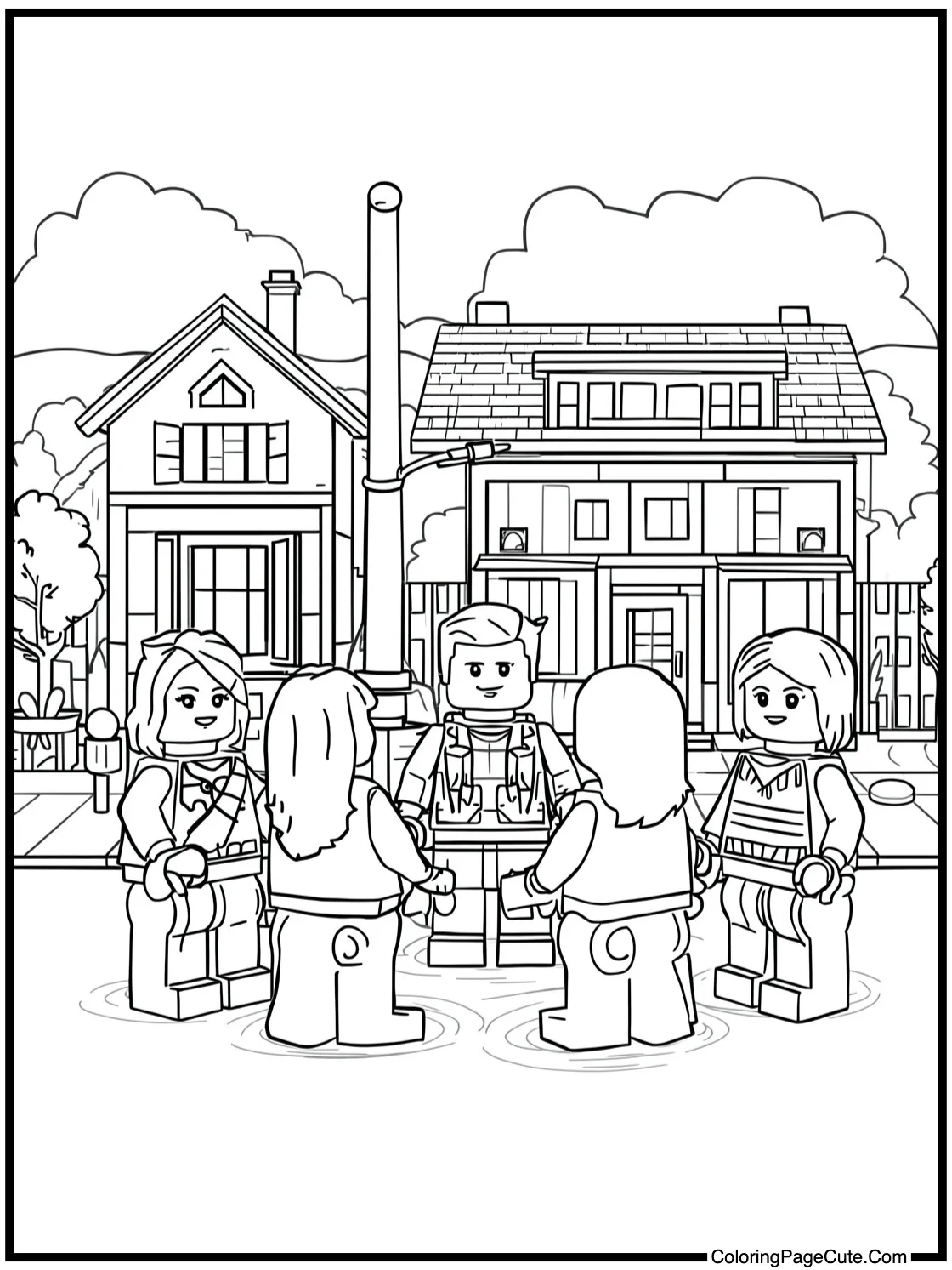 of a friendly neighborhood gathering