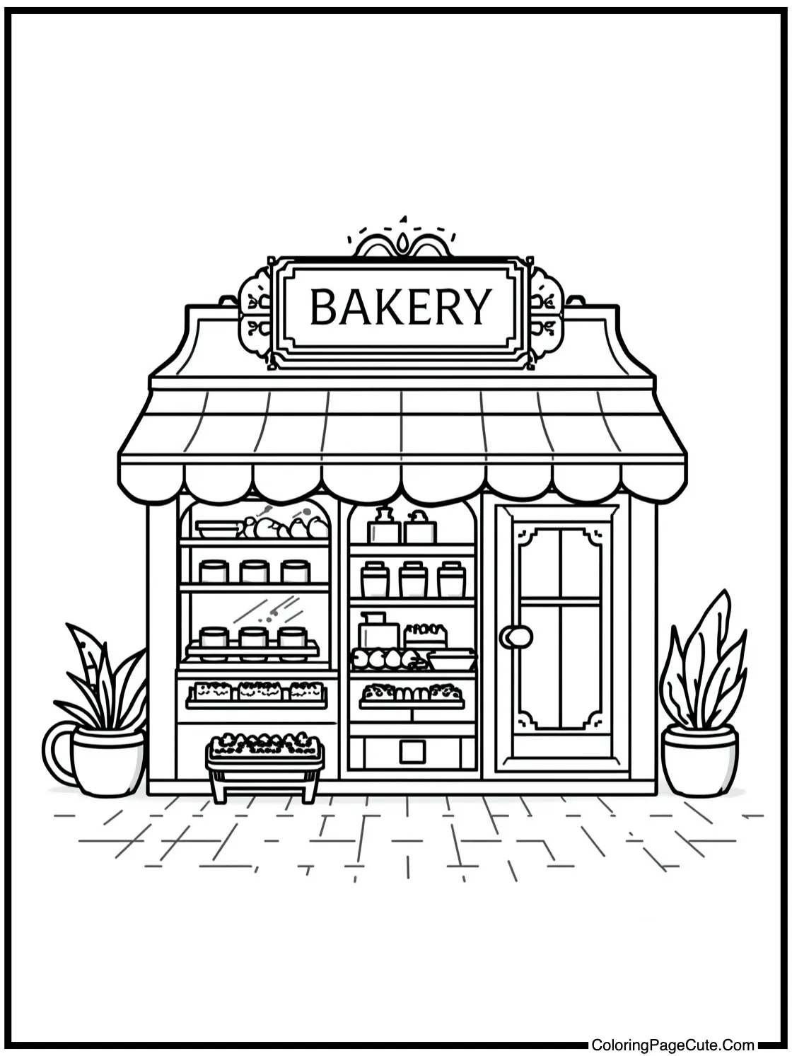 a delightful bakery scene