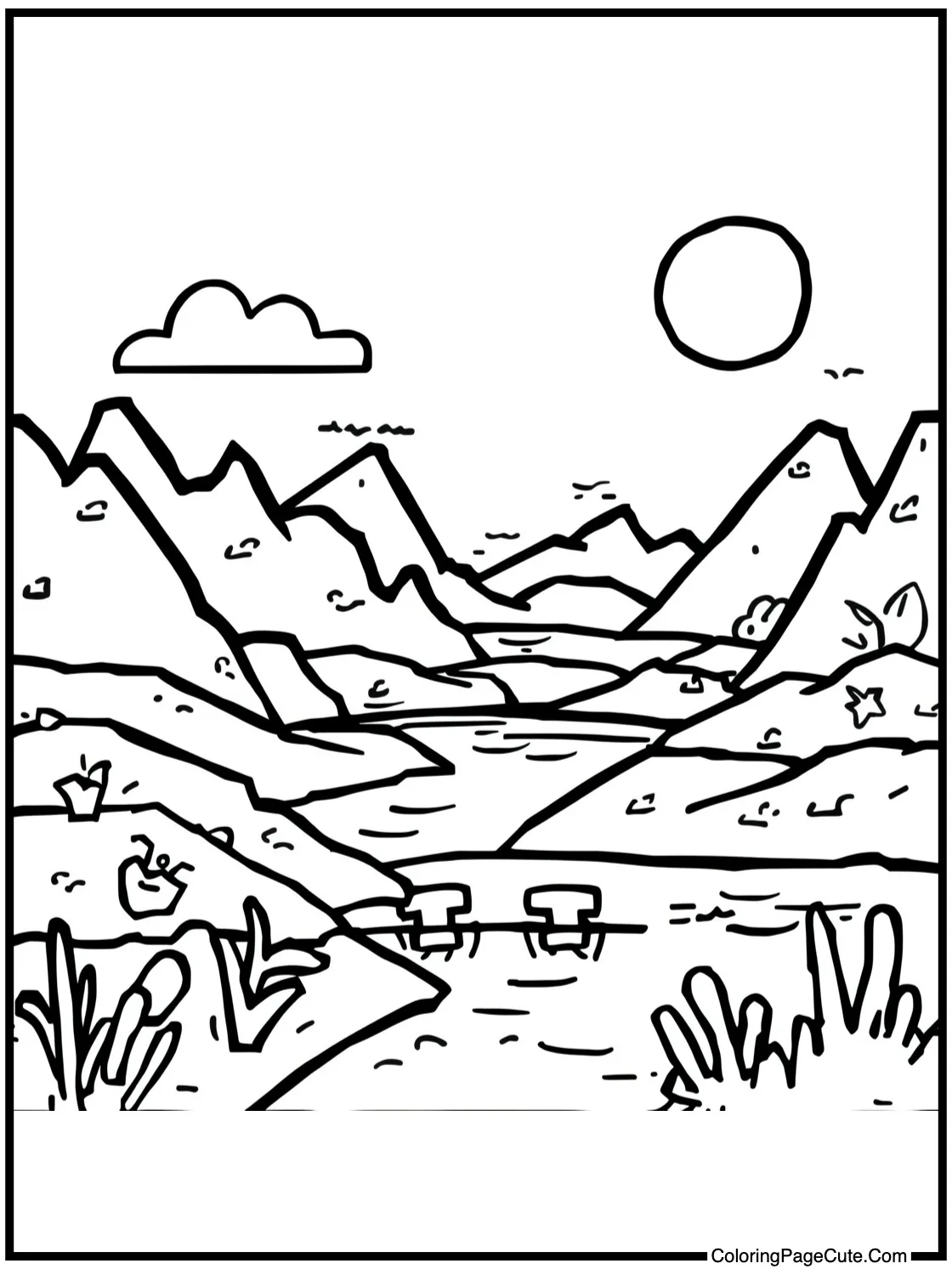 of a serene landscape