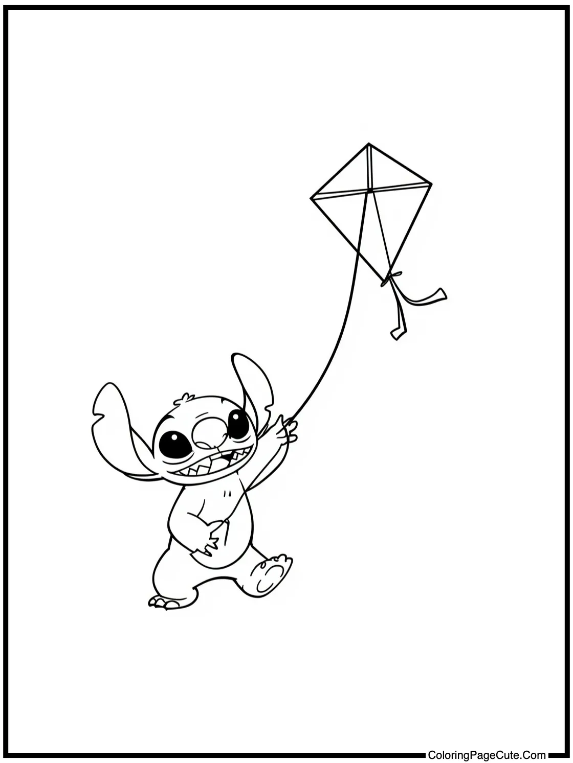 flying a kite