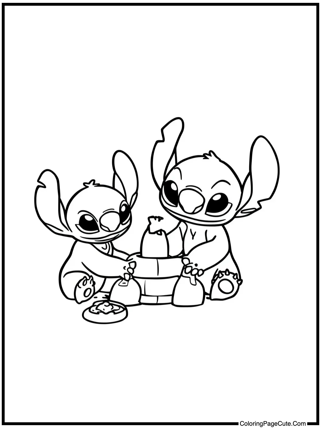 building sandcastles