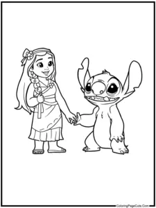 Lilo and Stitch Coloring Pages
