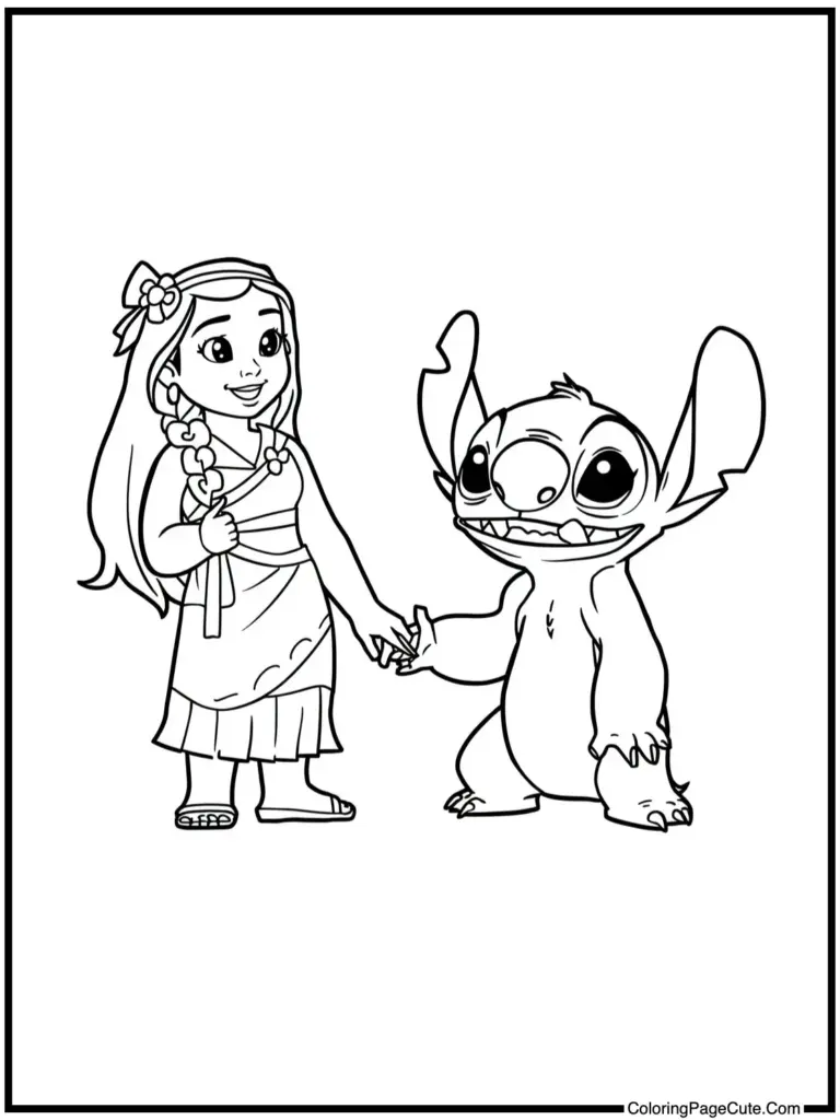 Lilo and Stitch Coloring Pages
