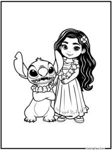 Lilo and Stitch Coloring Pages