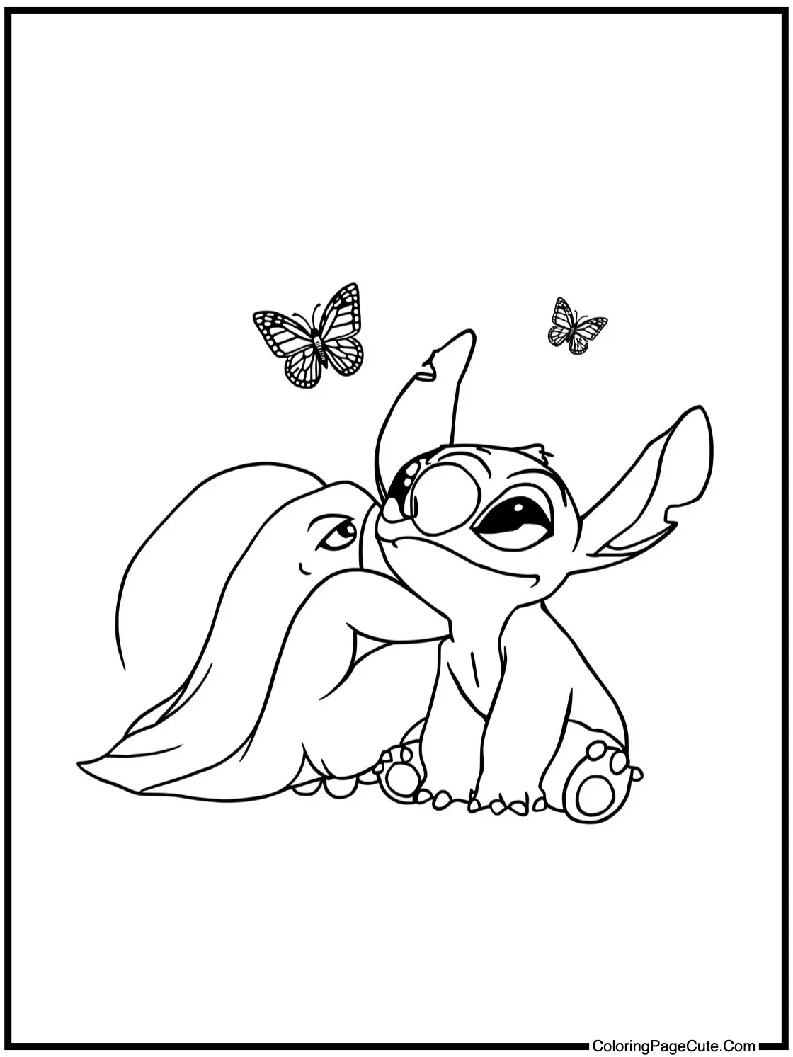 watching butterflies