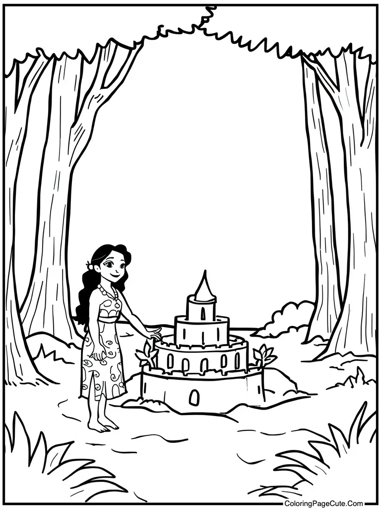 Building a sand castle