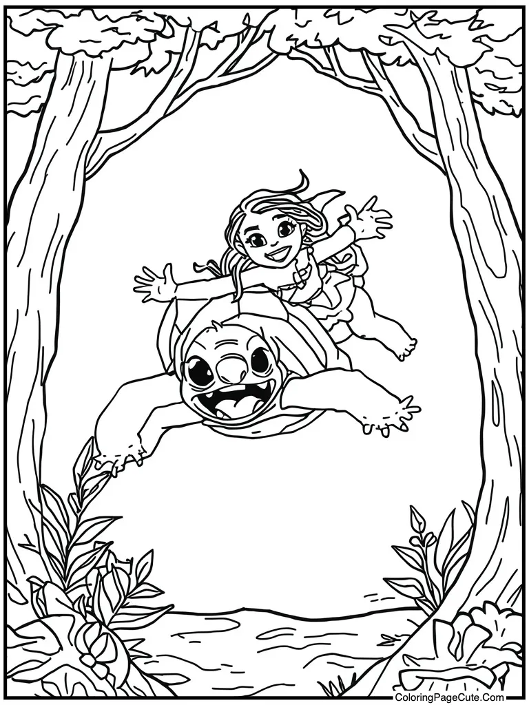 Swimming underwater with turtle