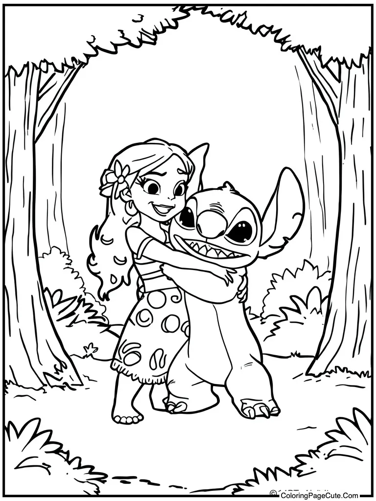 Best friends hugging tight