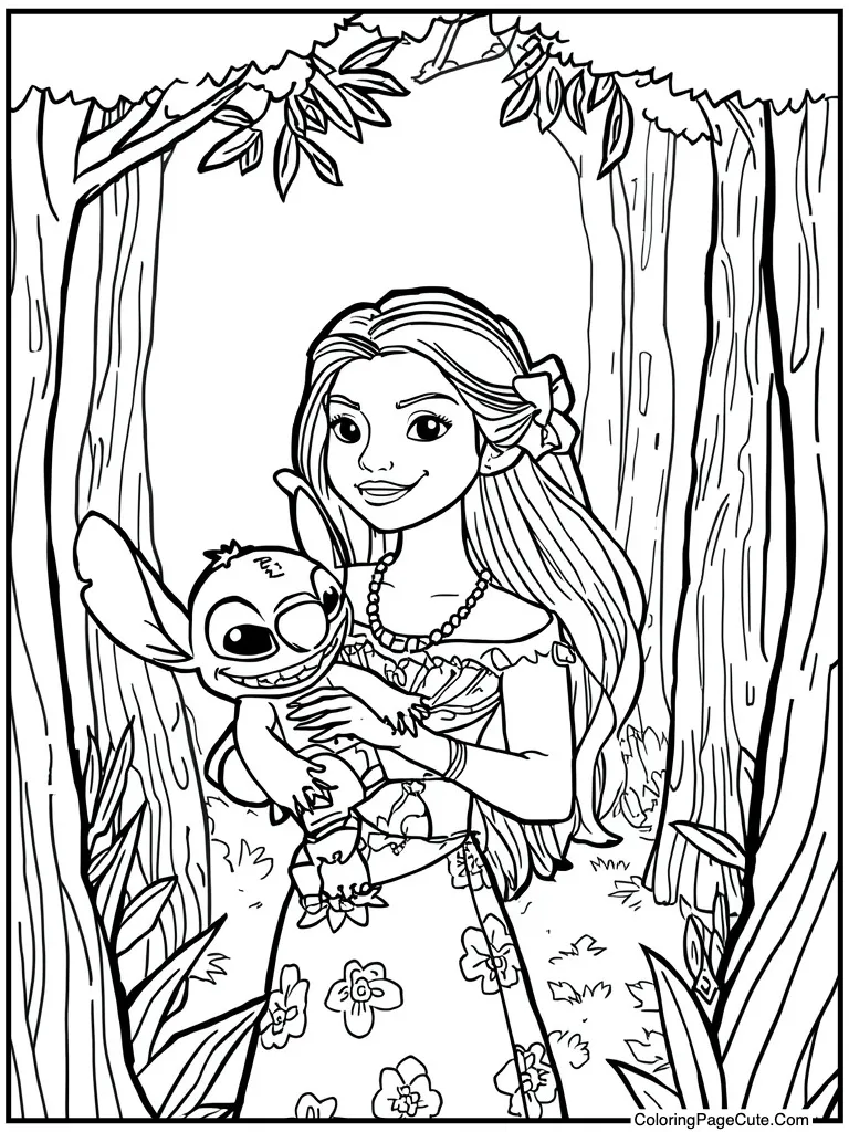 Girl holding voodoo doll