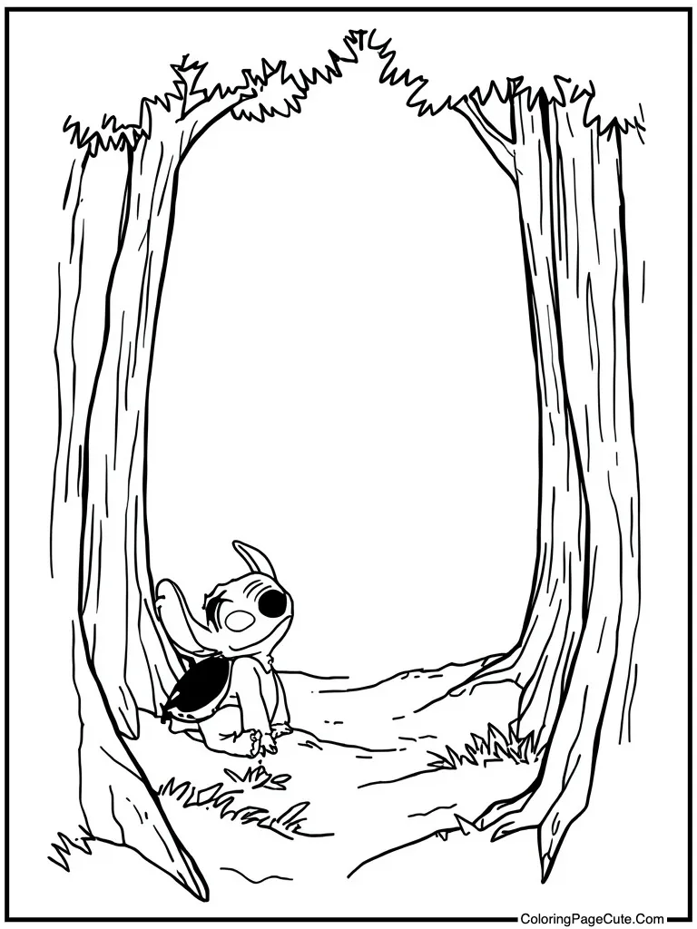 Looking at falling star