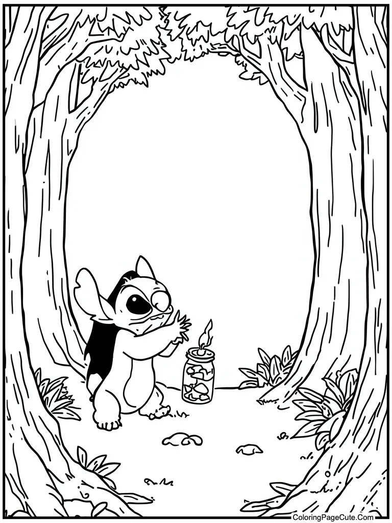 Catching a firefly jar