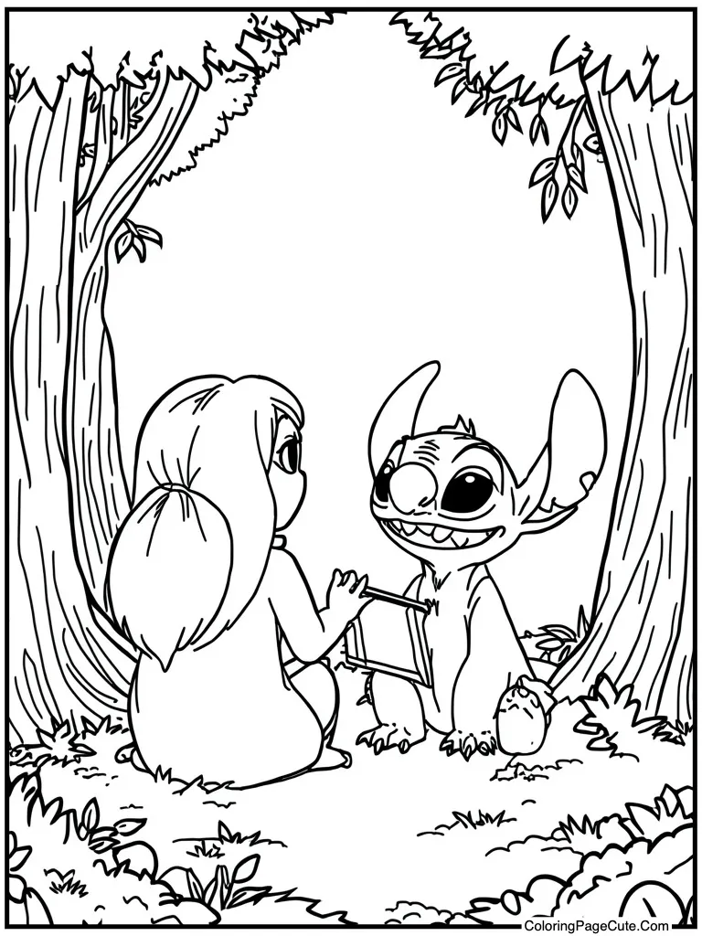 Watching scary movie together