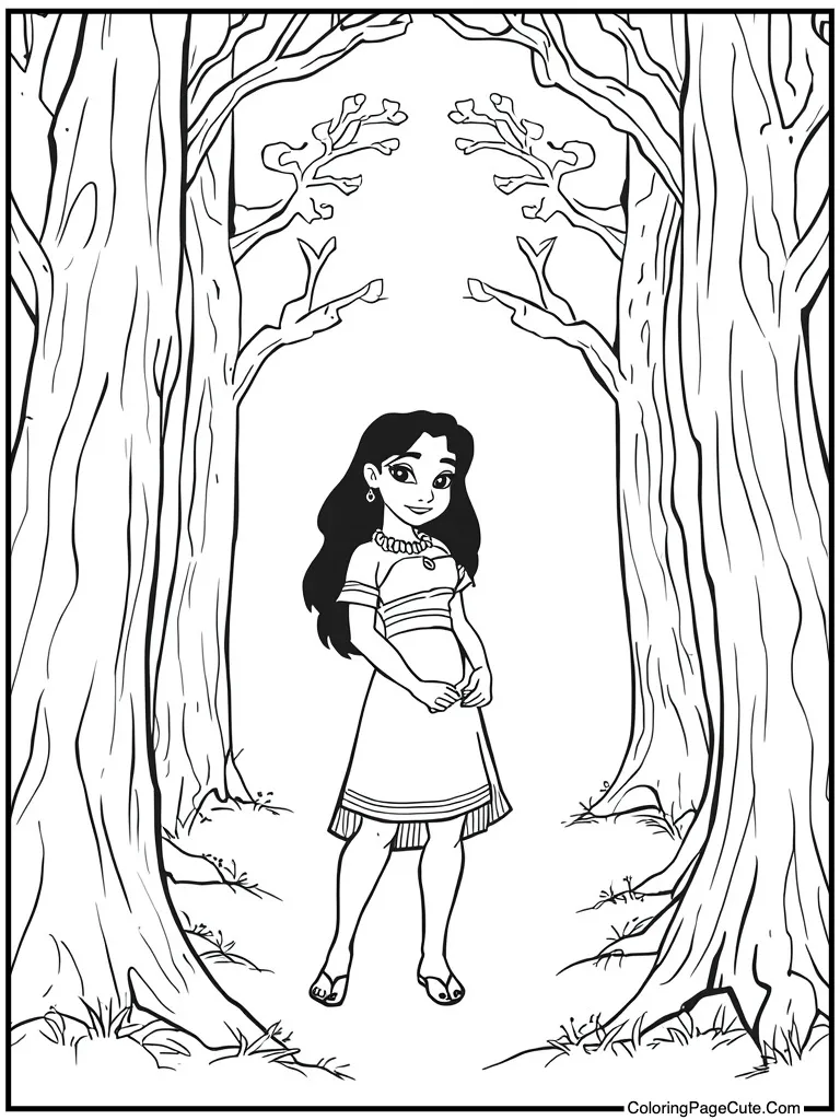 Girl wearing red dress