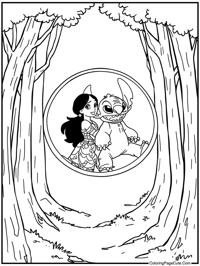 Floating in inner tube