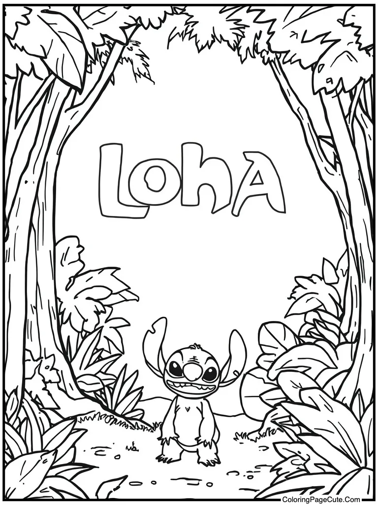 Aloha greeting text sign