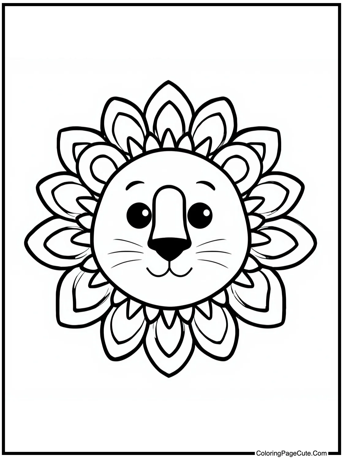 Mandala mane pattern