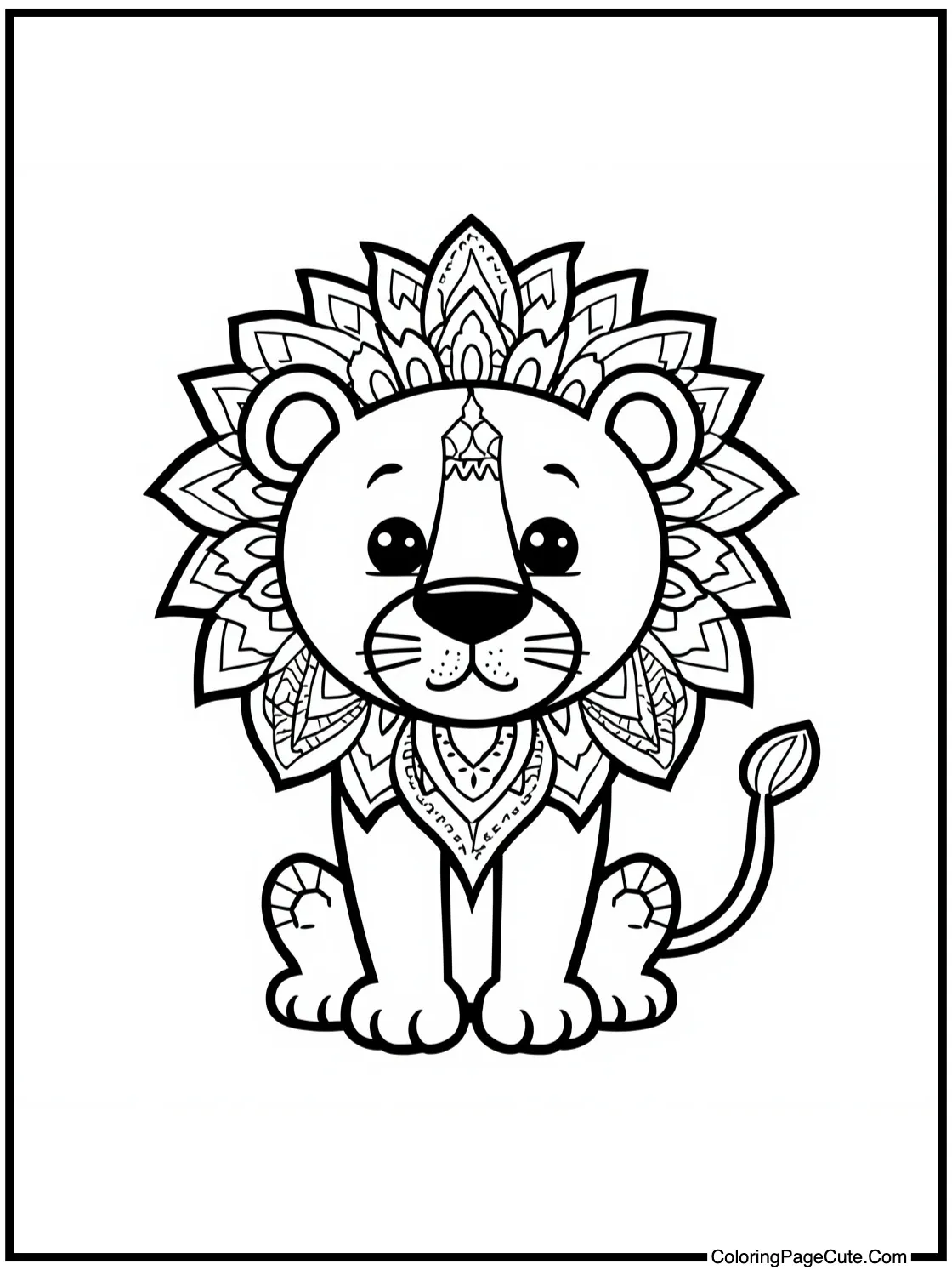 Zentangle tribal design