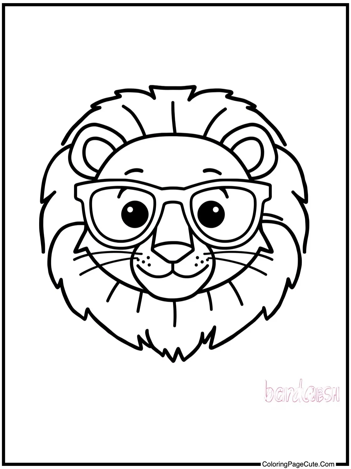 Feline wearing spectacles