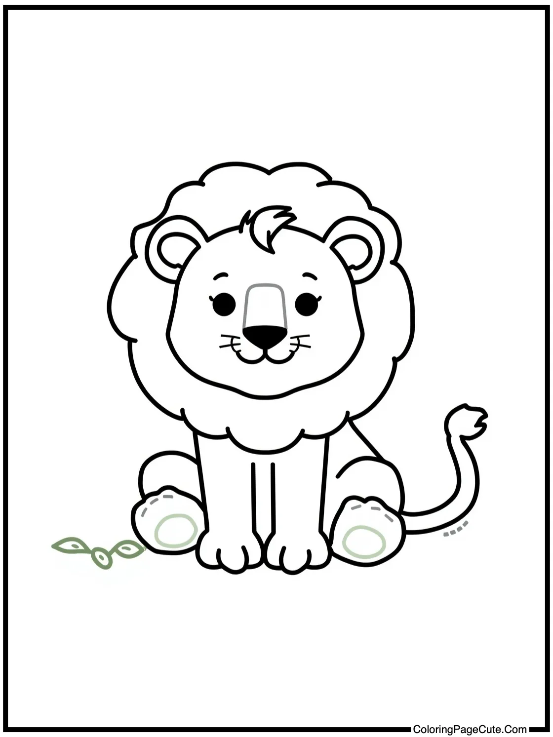 Cub playing with toy