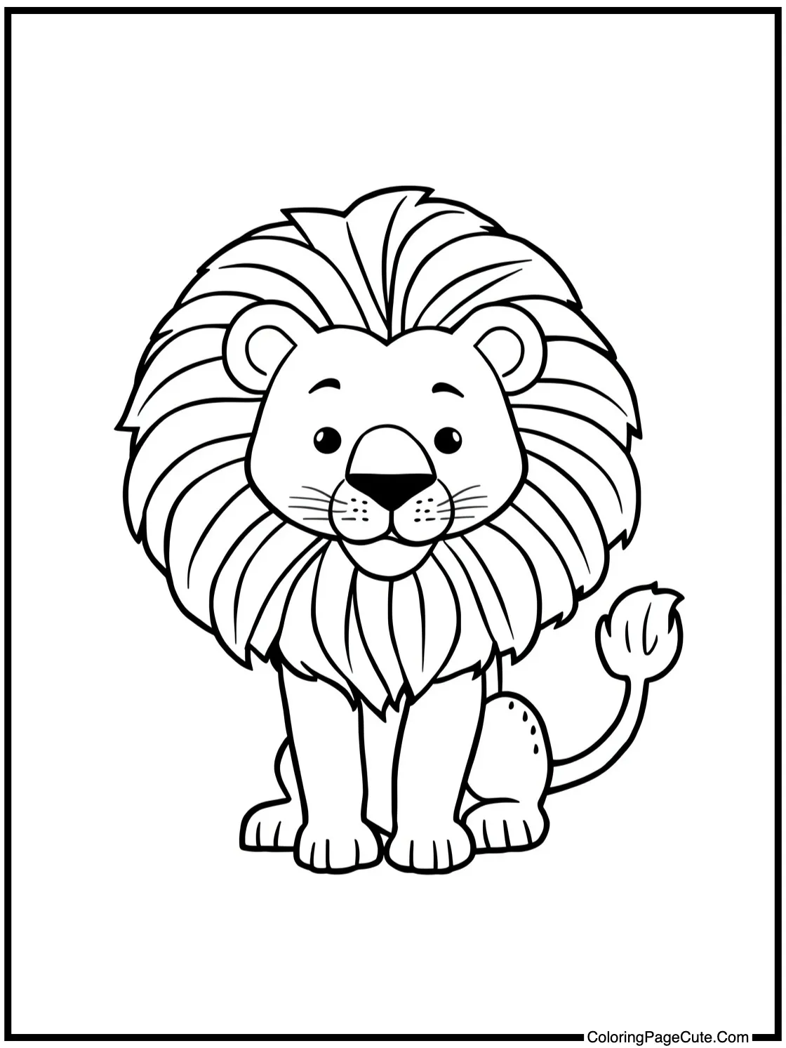 Detailed flowing mane