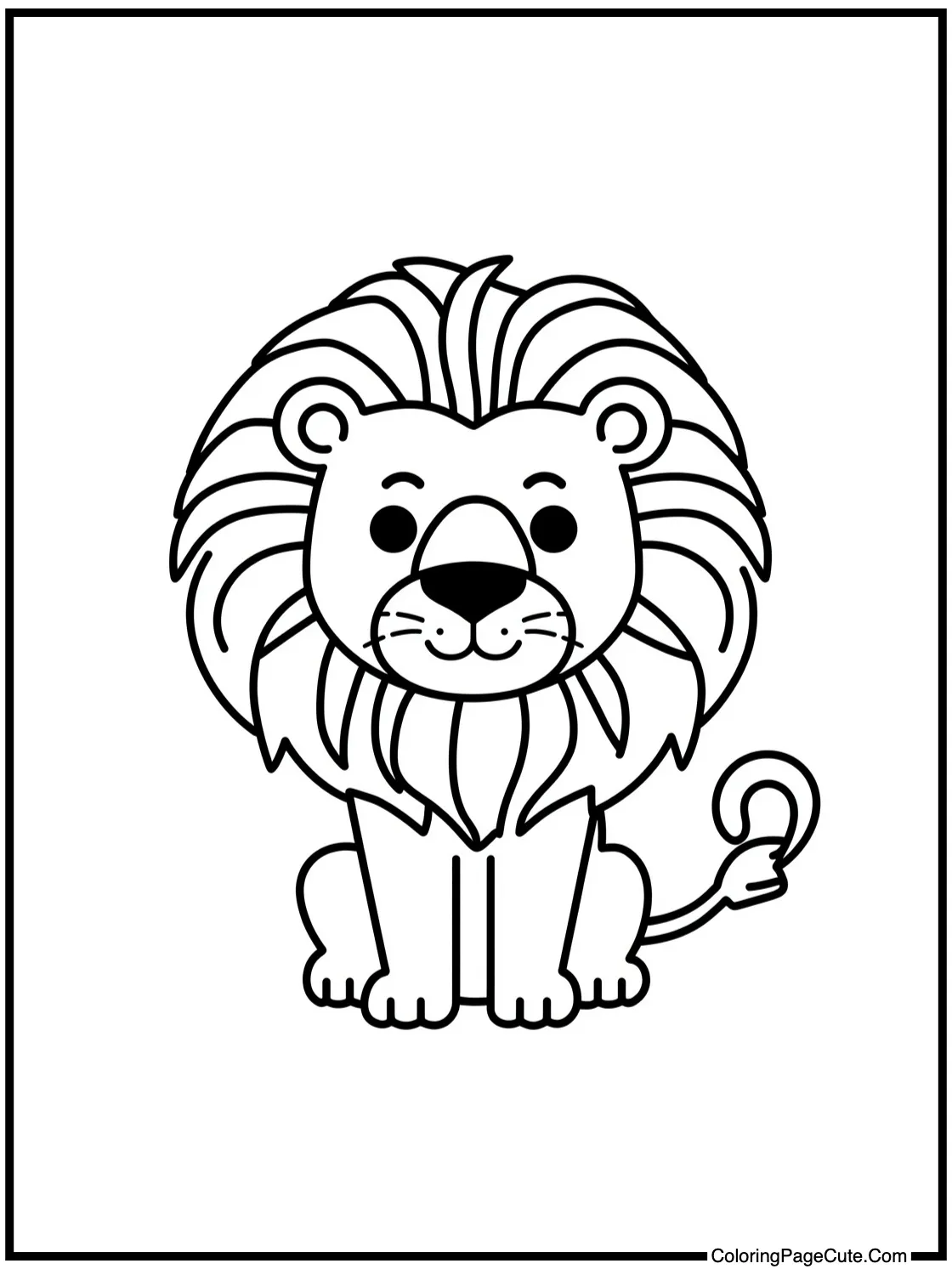 Swirling mane pattern