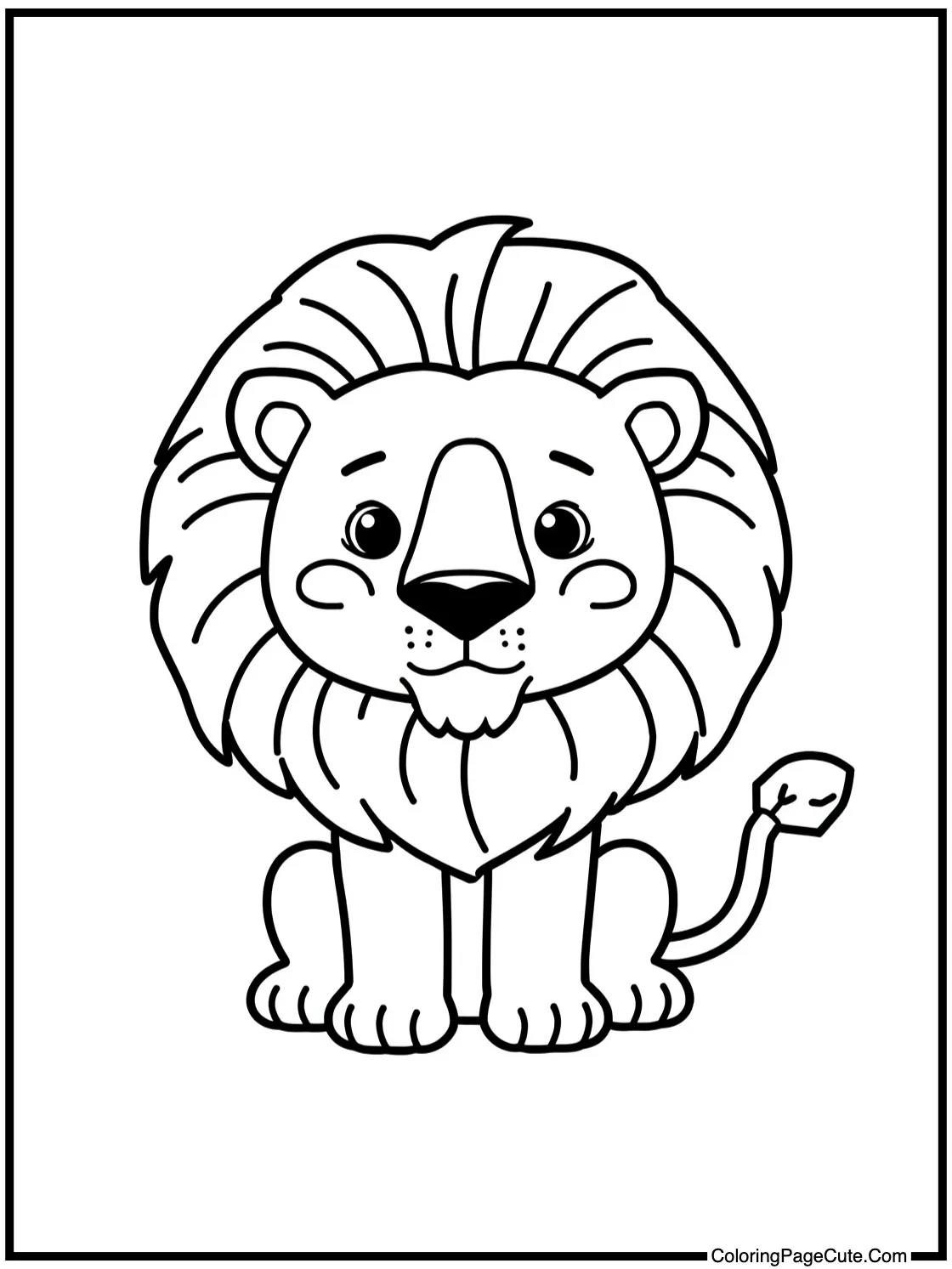 Majestic beast celebrating