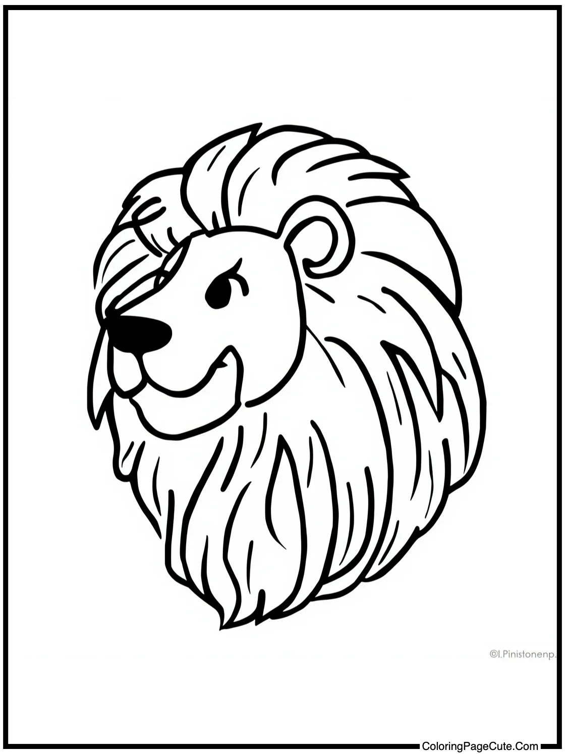 Majestic feline resting