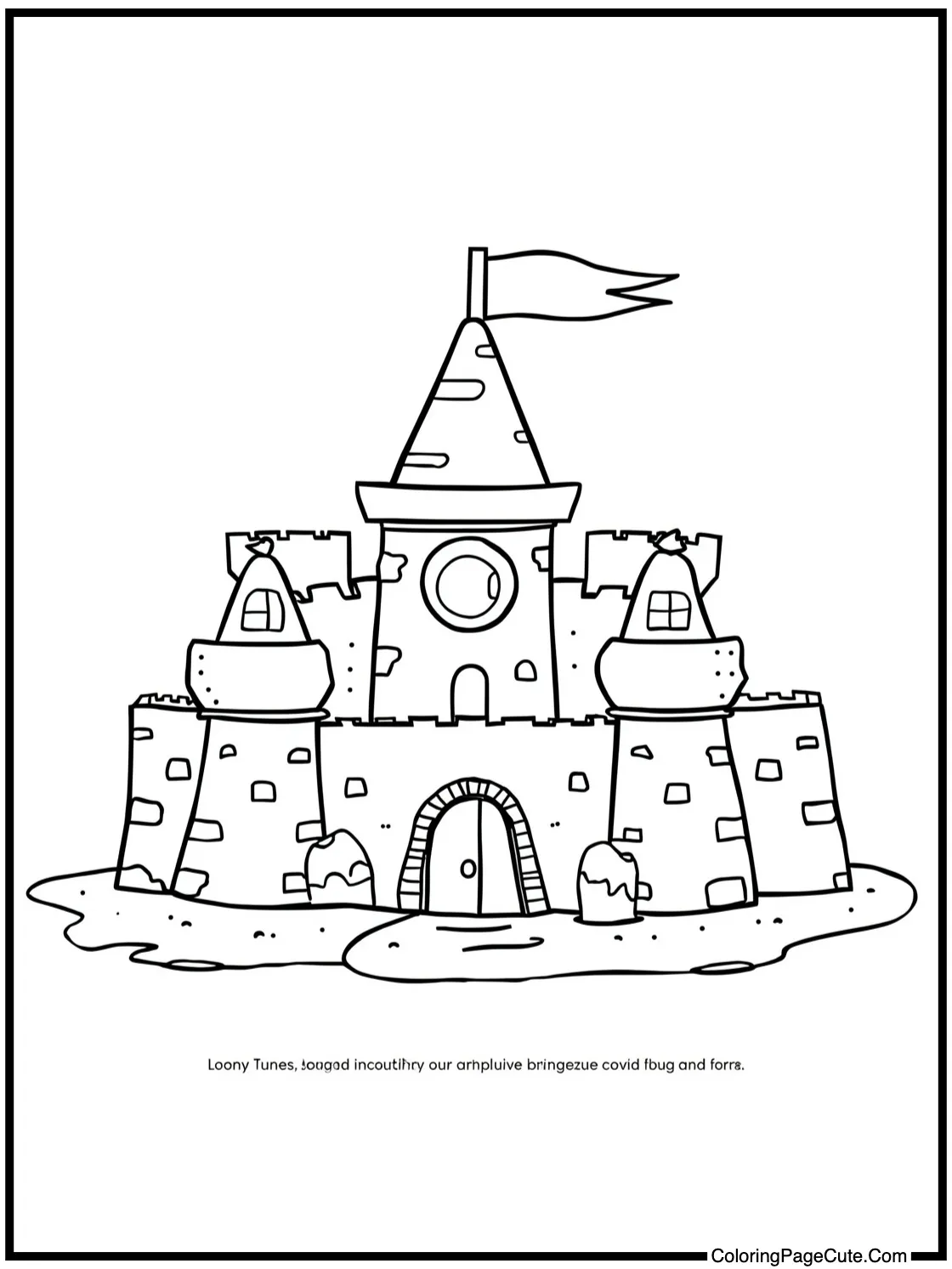 building sandcastles