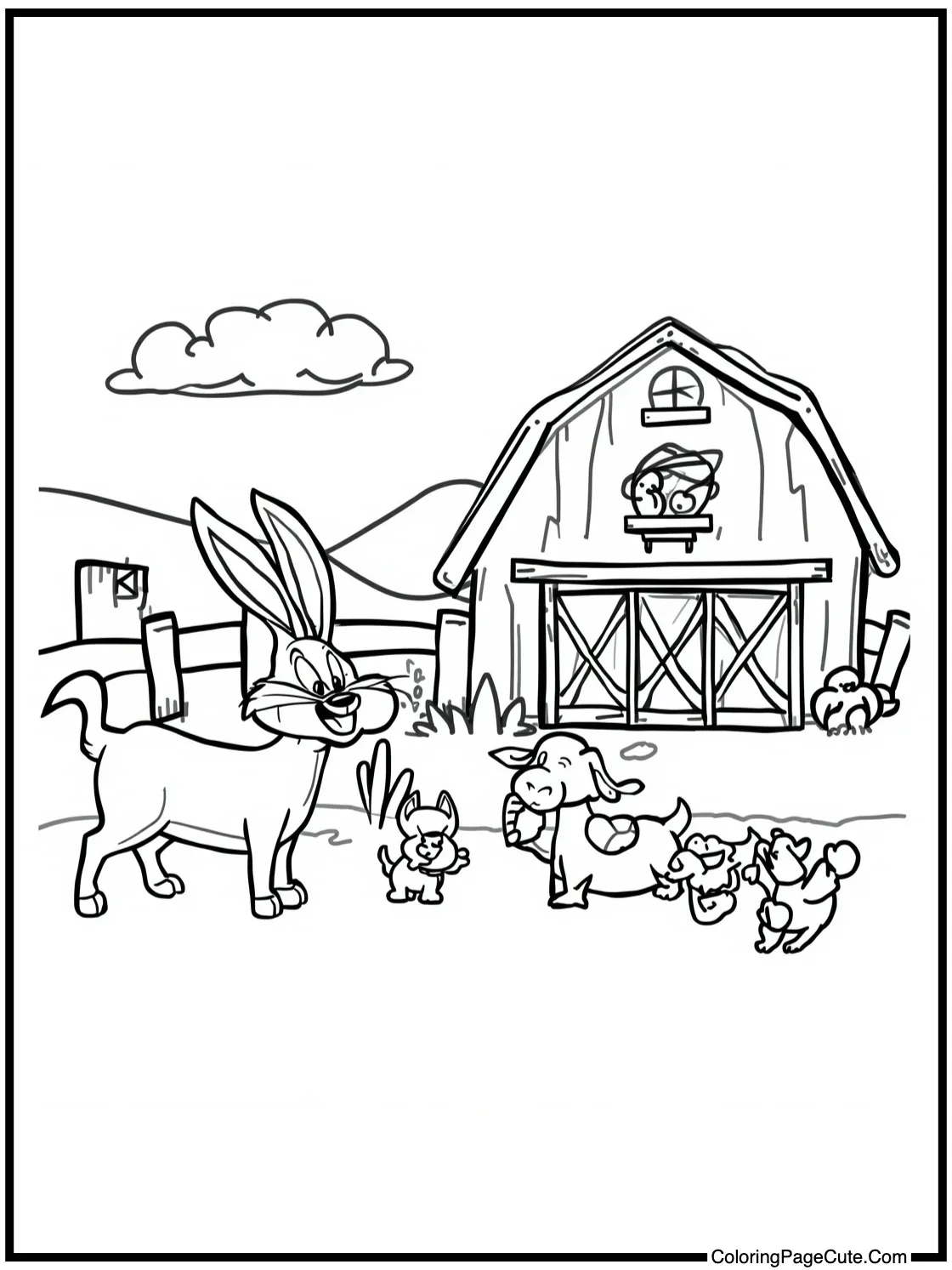 visiting a friendly farm