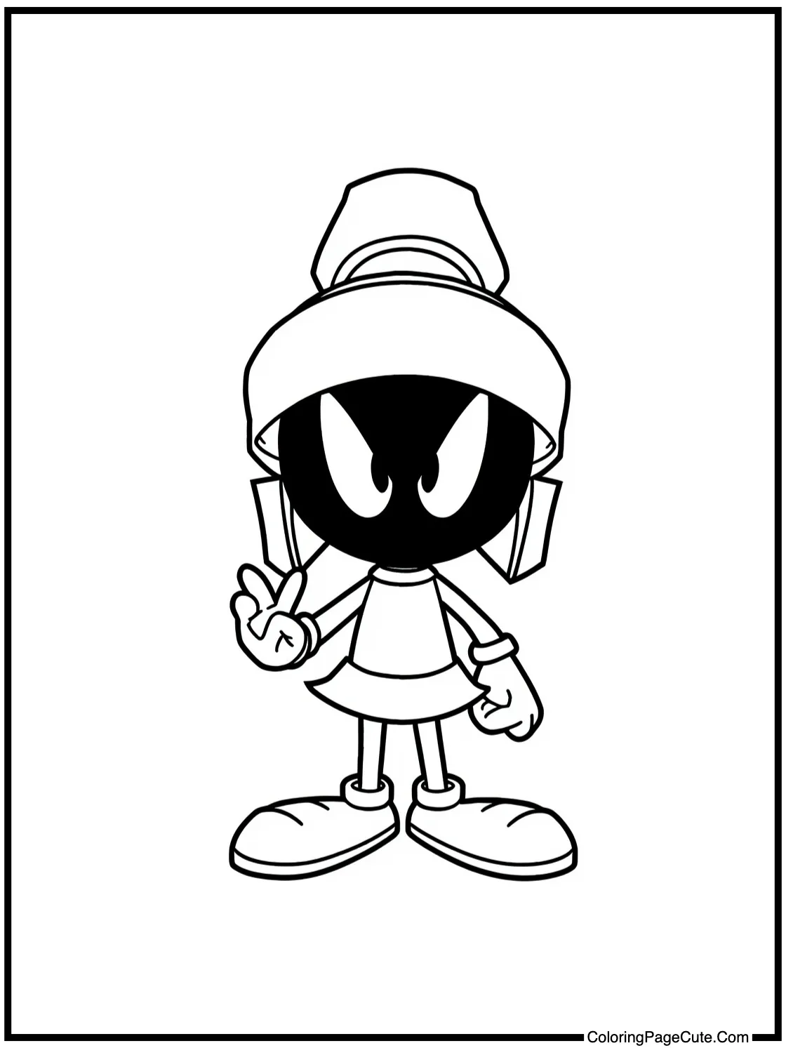 with Marvin Martian