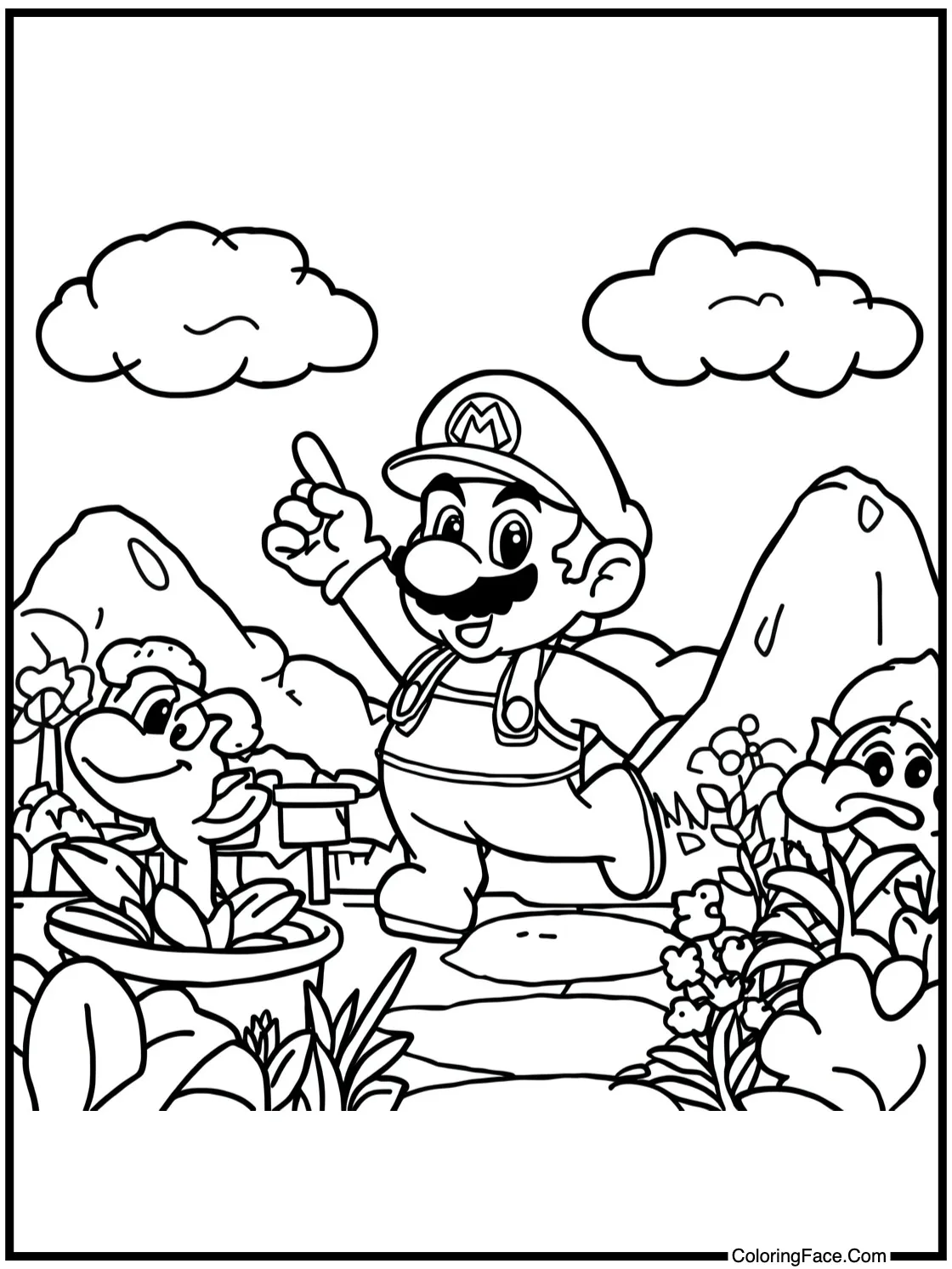 In a beautiful garden