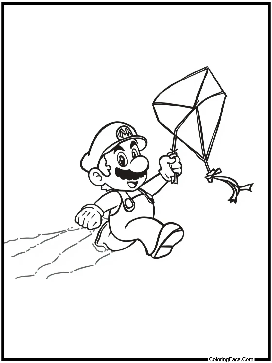 Flying a kite