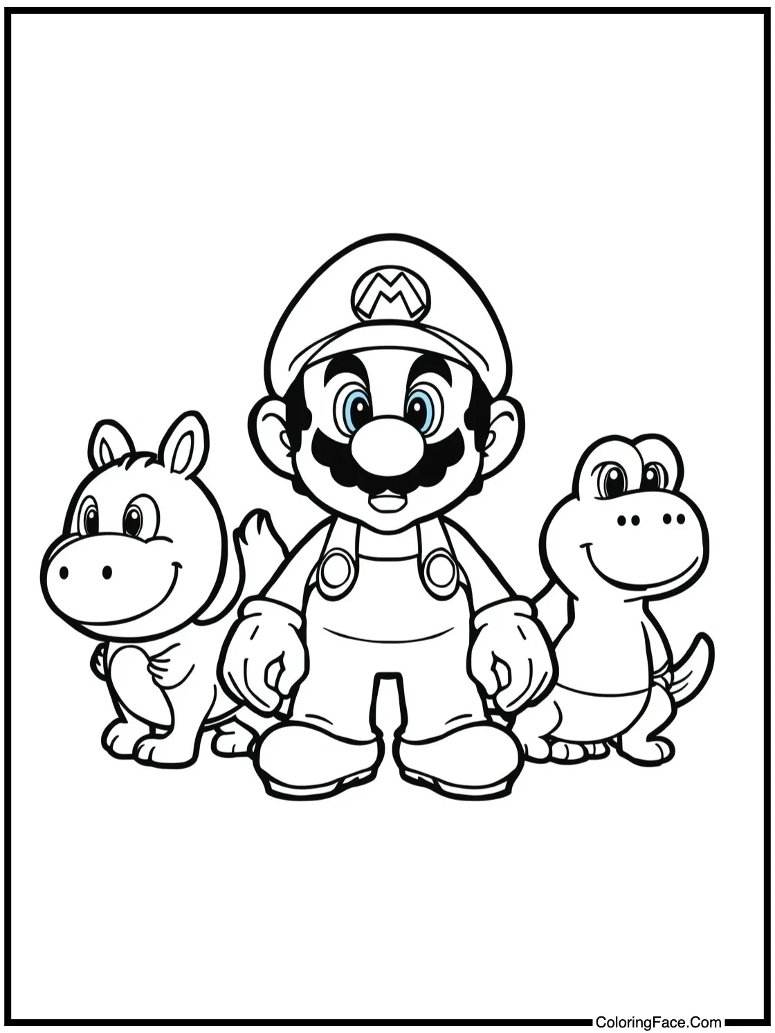 With his animal friends