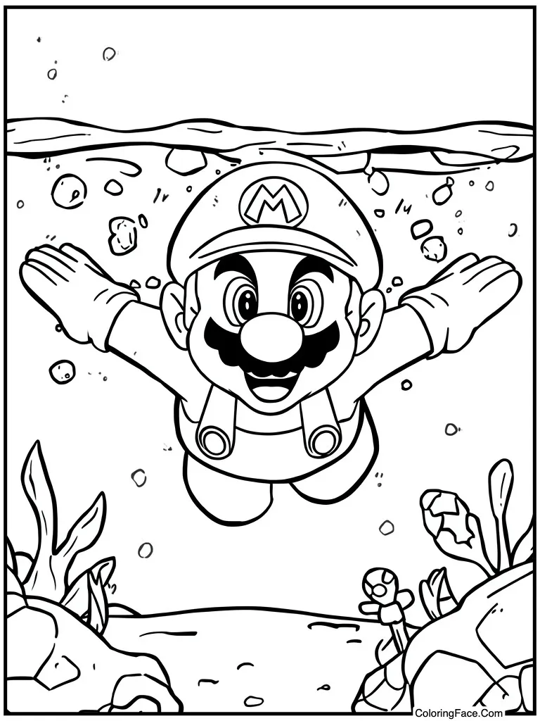 Swimming in water level