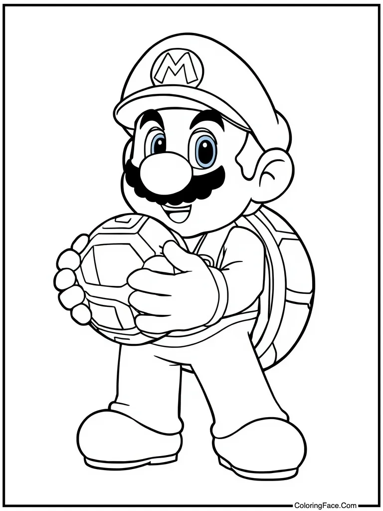 Holding a turtle shell