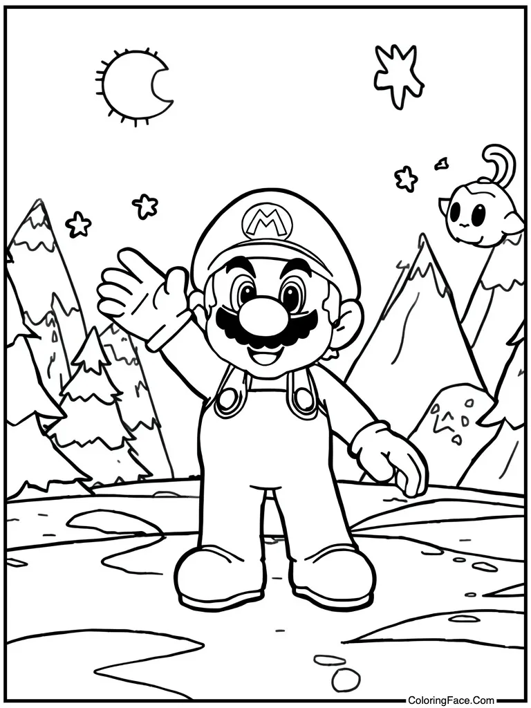 Snow land frozen ice