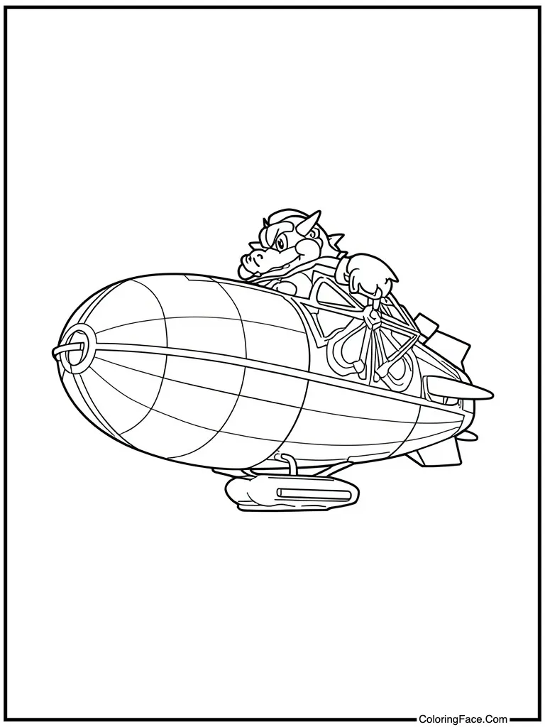 Bowser airship flying boat