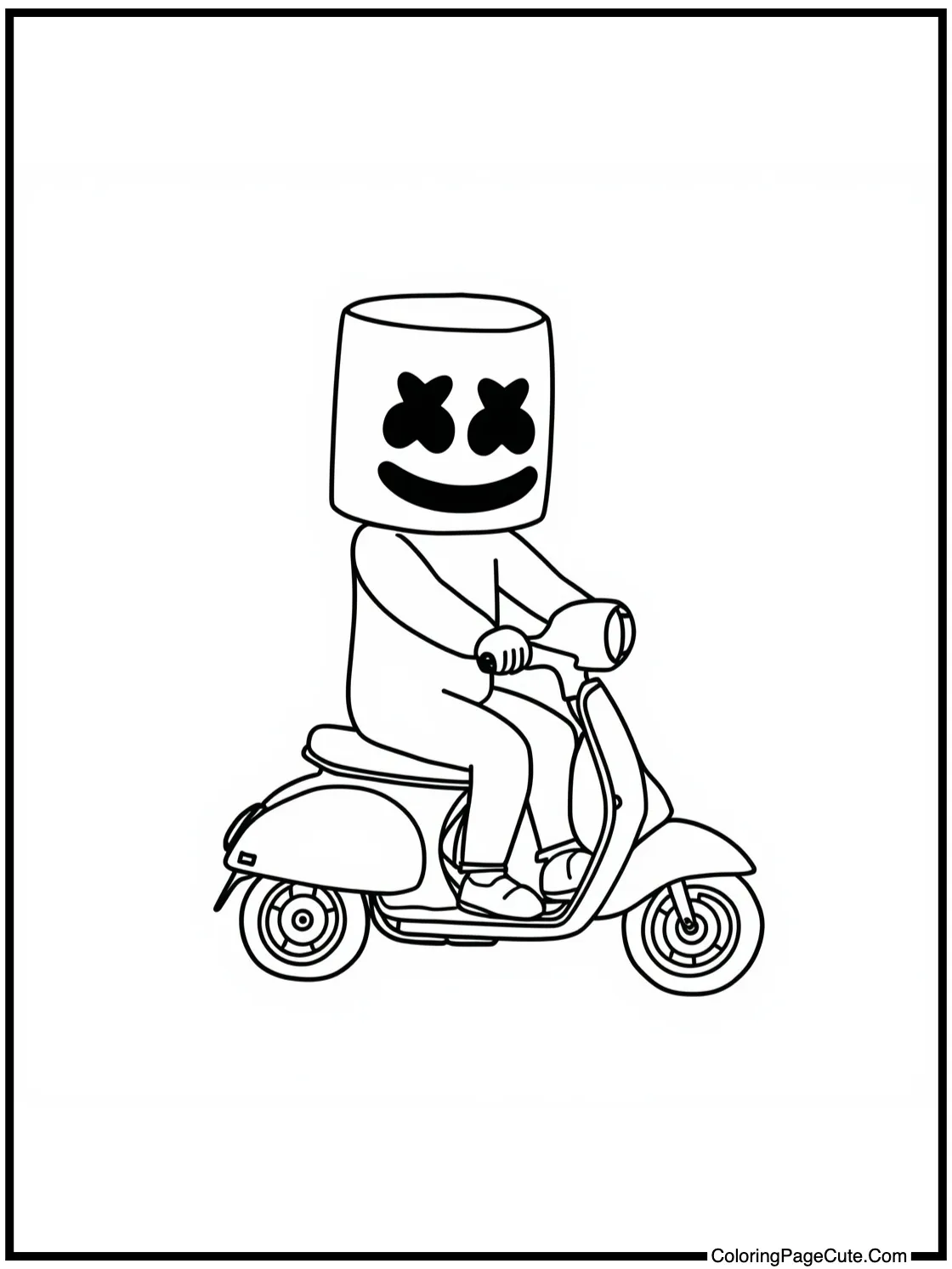 riding scooter