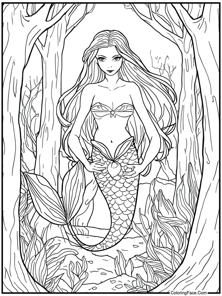 Holding a shiny pearl